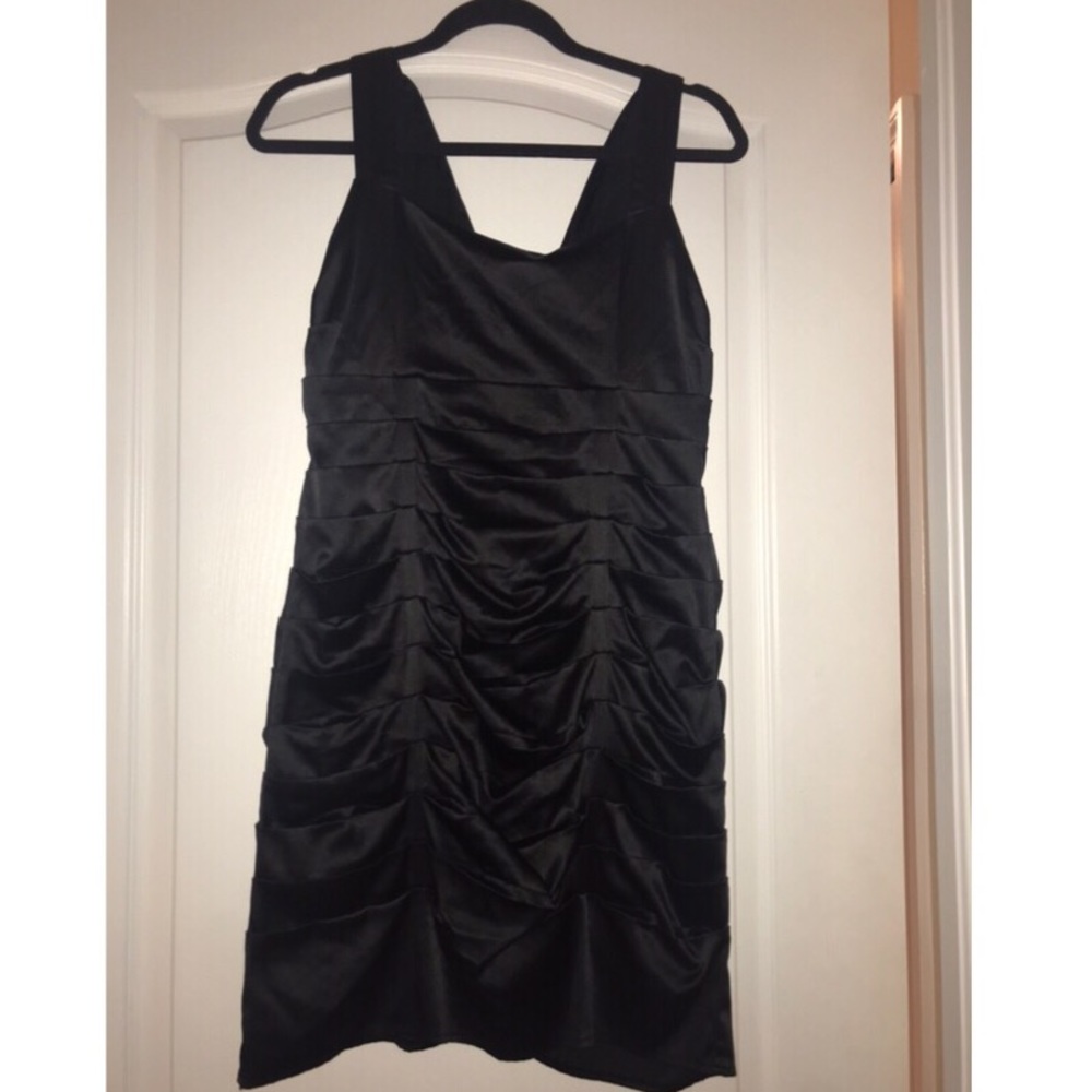 Black cocktail dress